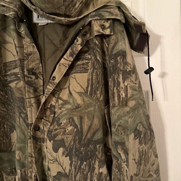Vintage 10X Gore-Tex Rainwear Men's Hunting Coveralls W/hood Camo USA Realtree M - Picture 7 of 16